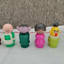 Figurines vintage Little People Sésame Street Fisher-Price - Photo 3
