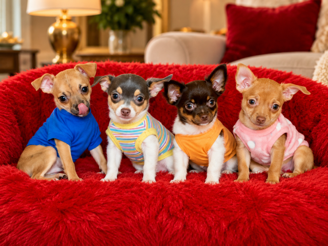Chiots chihuahuas de disponible