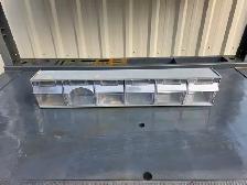 Wall Mounted 6 Drawers Bolts Organizer Empty - Photo 7