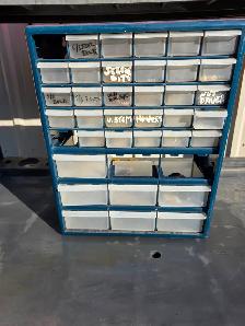 35 Drawers Hanging Or Bench Plastics Parts Bolts Organizer