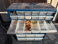35 Drawers Hanging Or Bench Plastics Parts Bolts Organizer - Photo 8