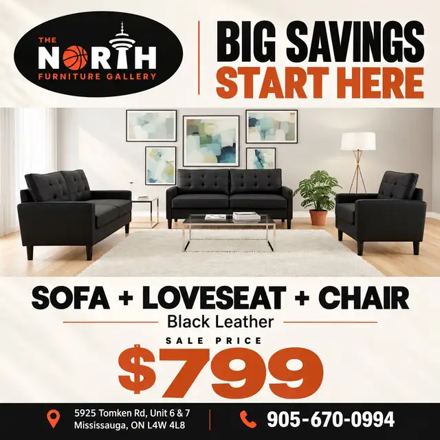 leather sofa set on sale ‼️‼️