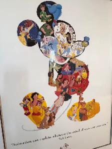 Disney 75th Anniversary Mickey Mouse Framed Artwork | Large - Photo 2