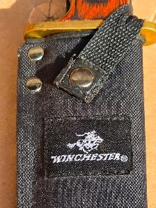 Winchester Large Bowie Wood Fixed Blade Hunting Knife W Sheath - Photo 9