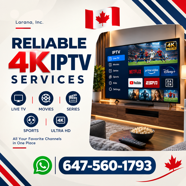 Live TV Streaming - UHD Quailty ÏPTV Services