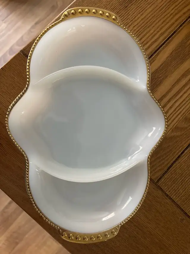 Fire King pickle dish