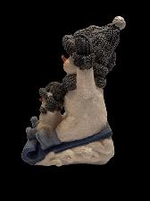 Sledding Snowman Decorative Figurine - Photo 3