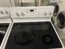 Cuisinière blanche vitrocéramique Whirlpool - Photo 2