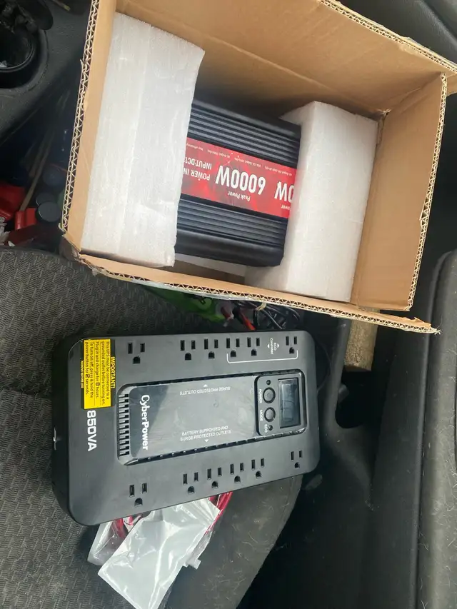 cyberpower 850va & 6000 watt inverter