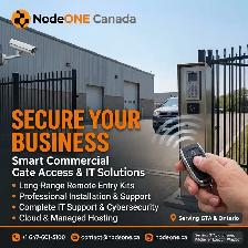 Smart Commercial Gate Access & Long-Range Remote Entry Kit