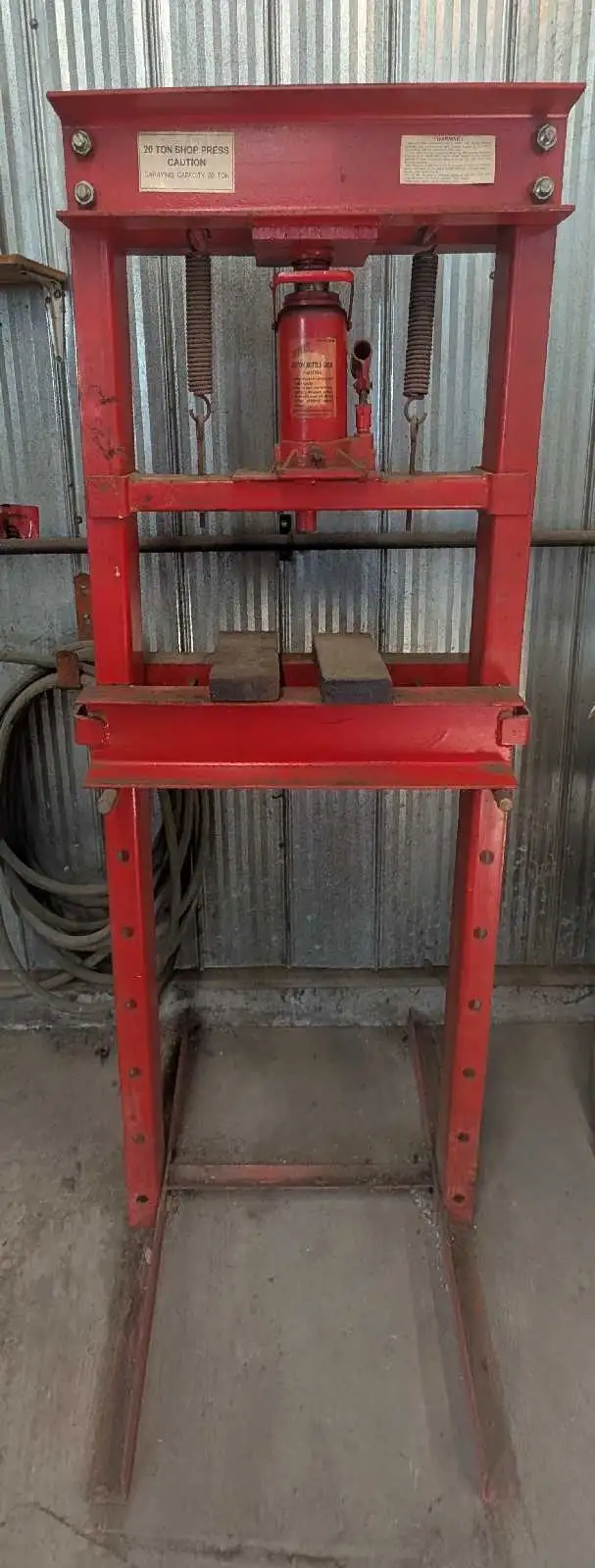 Valley 20 Ton Shop Press