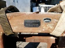 OLD MACHINE CAST IRON BASE LIVE EDGE WOOD - Photo 2