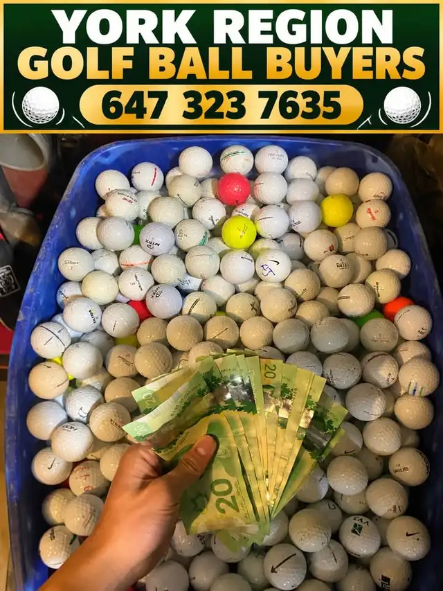 CASH FOR OLD GOLF BALLS – Clearing Out Your Garage?