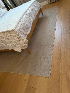 Area Rug - beige colour / 115" x 79"
