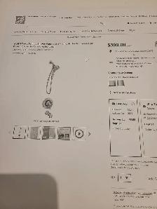 COMPLETE HAND HELD  BRUSHED NICKEL SHOWER WITH MAGNETIC DOCK - Photo 4