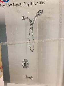 CHROME MOEN DANIKA COMPLETE SHOWER