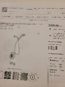 CHROME MOEN DANIKA COMPLETE SHOWER - Photo 2