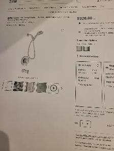 CHROME MOEN DANIKA COMPLETE SHOWER - Photo 6