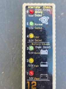 12 Volt Voltage Battery Alternator Checker Tester - Photo 5
