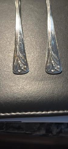 Lot of 12 silver plated tea spoons. - Photo 2