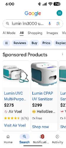 Lumin LM3000 CPAP Mask Cleaner - Photo 4