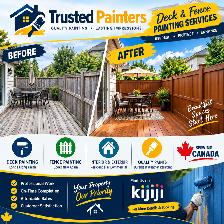 Top quality deck and fence painting services