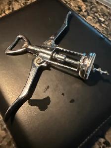 Wine opener and 2 nut crackers