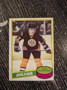 1980/81 Opc # 140 Ray Bourque Bruins rookie card