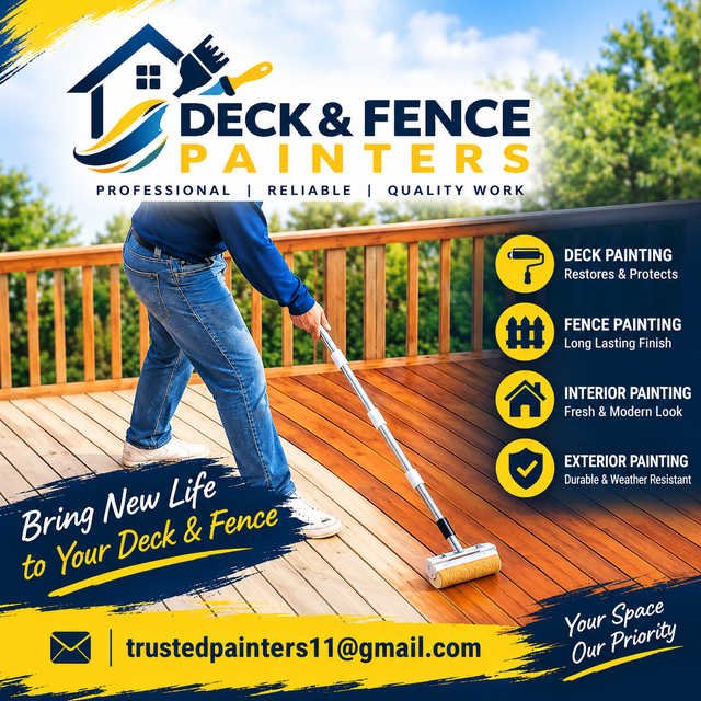 Fence painting  & renovation Deck Best quality