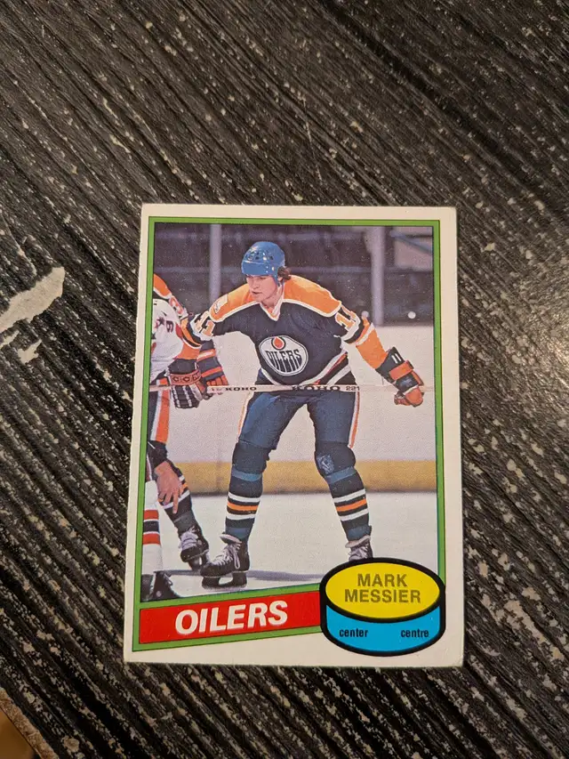 1980/81 opc # 289 Mark Messier Oilers Rookie card