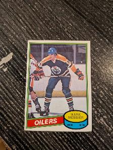 1980/81 opc # 289 Mark Messier Oilers Rookie card