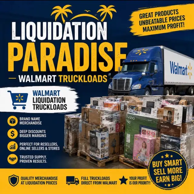 walmart liquidation pallets available