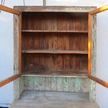 PAST and PRESENT ANTIQUES - HANDMADE  PINE STEPBACK CUPBOARD - Photo 2