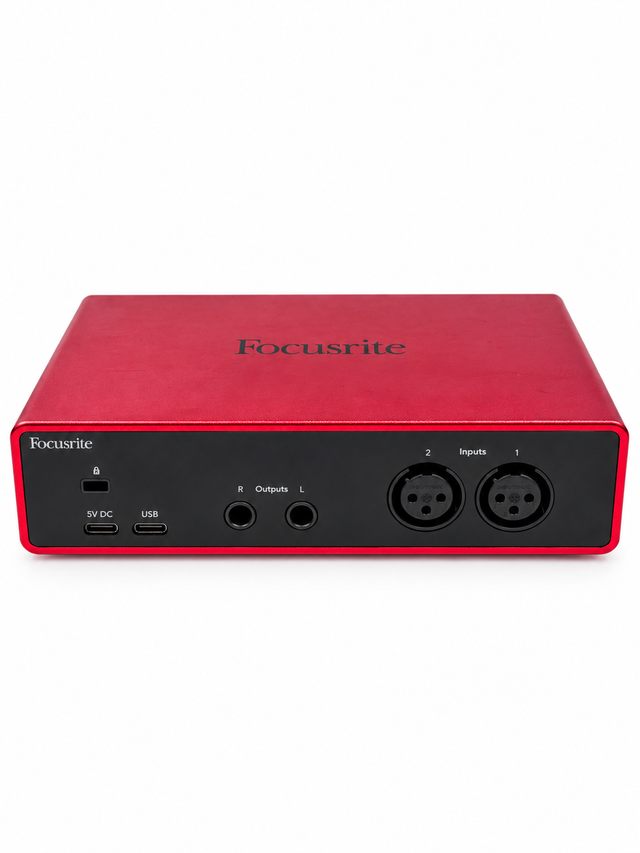 Focusrite Scarlett 2i2 4th Generation USB-C Audio Interface $179