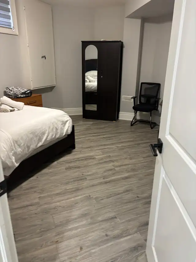 1 bedroom 1 bath basement for rent near DVP