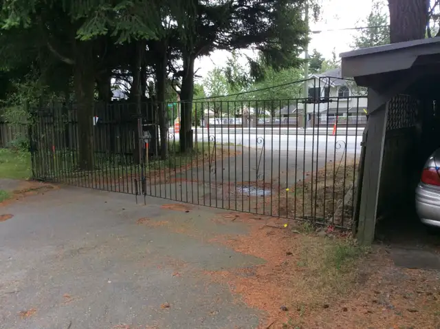 Double swing gate