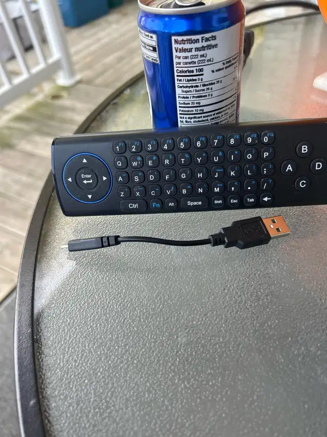 T.V remote, and mouse