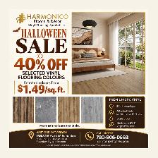 Vinyl Plank Flooring From $1.49/sqft - 40% Off Selected Colours