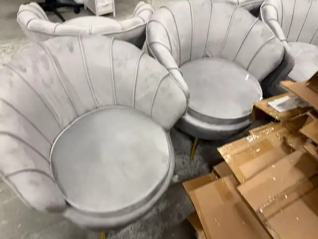 Brand New Velvet Accent Chair with Gold Legs Special $149