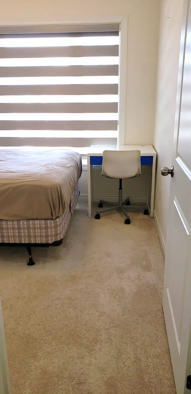 Clean, Beautiful, Furnished, & Bright Room in a quiet new home.