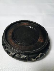 Mint-Vintage Japanese Hand-Painted Ginger Jar with Lid and Stand - Photo 6