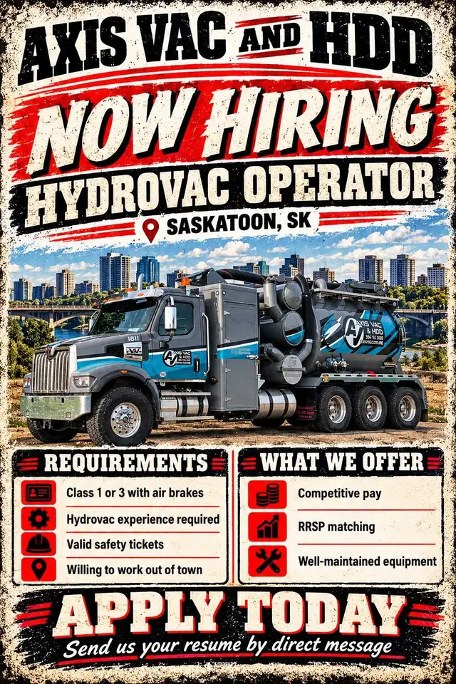 Hydrovac Operator