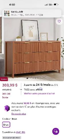 6-Drawer Fluted Front Dresser & Anti-Tip Safety Special $199 - Photo 3