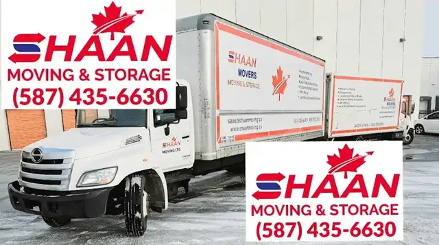 Shaan Movers Calgary Moving starts $99 per hour
