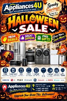 Huge Halloween Appliance Event - Appliances4U Brampton Deals &