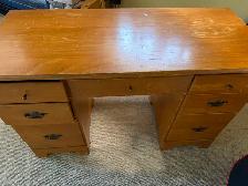 Wooden Desk & chair