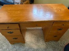 Wooden Desk & chair - Photo 2