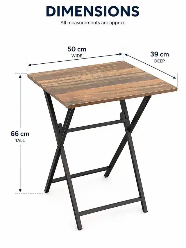 Brand New Space-Saving Folding Table  Special Selling at $19