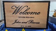 Wedding Welcome Sign   Table Numbers—Weekend Rental—Strathmore - Photo 2