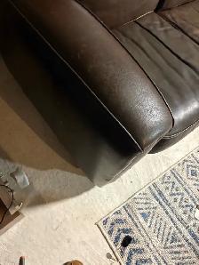 FREE set of leather couches - Photo 3
